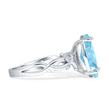 Marquise Split Shank Ring