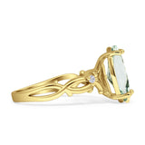 Marquise Split Shank Ring