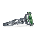 Marquise Split Shank Ring