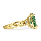 Marquise Split Shank Ring