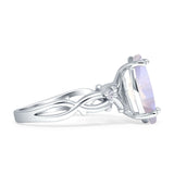 Marquise Split Shank Ring