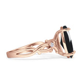 Marquise Split Shank Ring