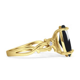 Marquise Split Shank Ring