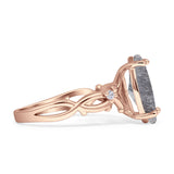 Marquise Split Shank Ring