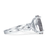 Marquise Split Shank Ring