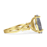 Marquise Split Shank Ring