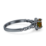 Halo Round Engagement Ring Cubic Zirconia 925 Sterling Silver