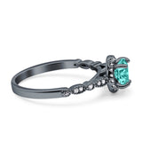 Halo Round Engagement Ring Cubic Zirconia 925 Sterling Silver