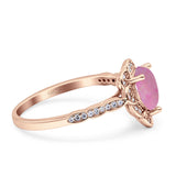 Teardrop Pear Shape Halo Engagement Ring Simulated Cubic Zirconia 925 Sterling Silver