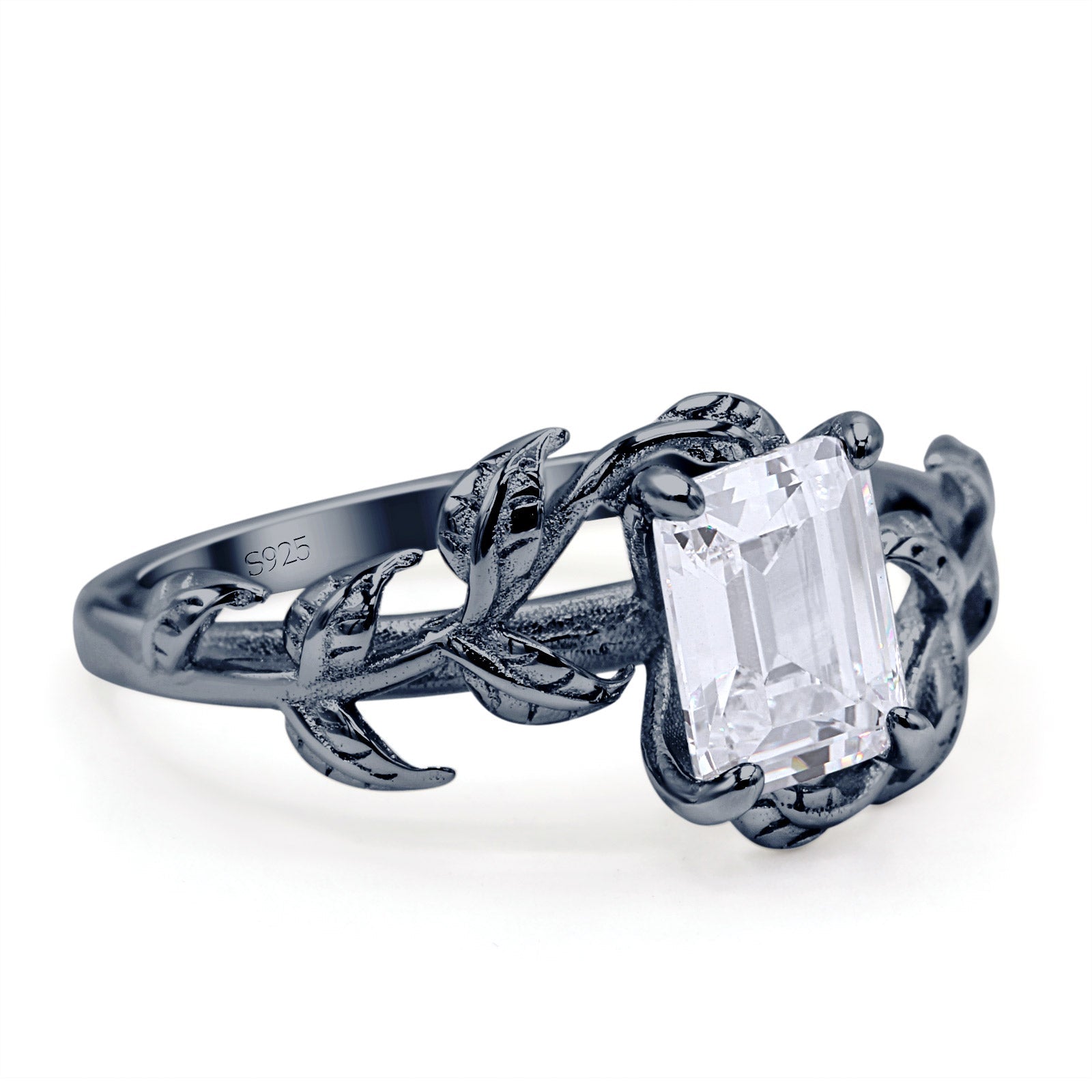 Anillos Tous Anillo De Compromiso Art Decó Con Piedra Verde