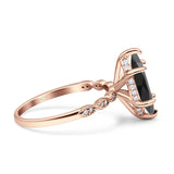 Solitaire Marquise Engagement Ring Cubic Zirconia 925 Sterling Silver