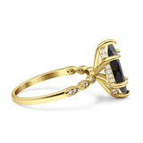 Solitaire Marquise Engagement Ring Cubic Zirconia 925 Sterling Silver