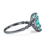 Solitaire Marquise Engagement Ring Cubic Zirconia 925 Sterling Silver