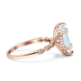 Solitaire Marquise Engagement Ring Cubic Zirconia 925 Sterling Silver