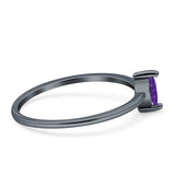 Solitaire Marquise Engagement Ring Cubic Zirconia 925 Sterling Silver