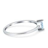 Solitaire Marquise Engagement Ring Cubic Zirconia 925 Sterling Silver