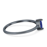 Solitaire Marquise Engagement Ring Cubic Zirconia 925 Sterling Silver