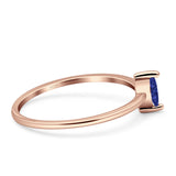 Solitaire Marquise Engagement Ring Cubic Zirconia 925 Sterling Silver