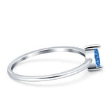 Solitaire Marquise Engagement Ring Cubic Zirconia 925 Sterling Silver