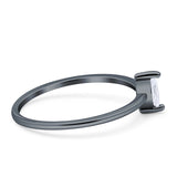 Solitaire Marquise Engagement Ring Cubic Zirconia 925 Sterling Silver