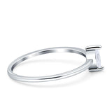 Solitaire Marquise Engagement Ring Cubic Zirconia 925 Sterling Silver