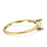 Solitaire Marquise Engagement Ring Cubic Zirconia 925 Sterling Silver