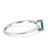 Solitaire Marquise Engagement Ring Cubic Zirconia 925 Sterling Silver