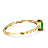 Solitaire Marquise Engagement Ring Cubic Zirconia 925 Sterling Silver