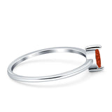 Solitaire Marquise Engagement Ring Cubic Zirconia 925 Sterling Silver