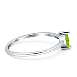 Solitaire Marquise Engagement Ring Cubic Zirconia 925 Sterling Silver