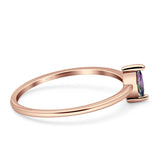 Solitaire Marquise Engagement Ring Cubic Zirconia 925 Sterling Silver