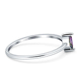 Solitaire Marquise Engagement Ring Cubic Zirconia 925 Sterling Silver