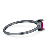 Solitaire Marquise Engagement Ring Cubic Zirconia 925 Sterling Silver