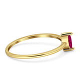 Solitaire Marquise Engagement Ring Cubic Zirconia 925 Sterling Silver