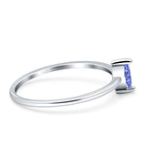 Solitaire Marquise Engagement Ring Cubic Zirconia 925 Sterling Silver