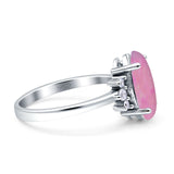 Vintage Marquise Engagement Ring Simulated Cubic Zirconia 925 Sterling Silver