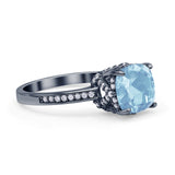 Elegant Hidden Halo Cushion Engagement Ring Cubic Zirconia 925 Sterling Silver