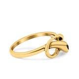 Snake Petite Dainty Promise Ring Band Oxidized 925 Sterling Silver