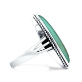 Oval New Design Thumb Ring Statement Fashion Oxidized Solid 925 Sterling Silver