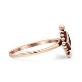 Princess Design Thumb Ring Statement Fashion Oxidized Solid 925 Sterling Silver