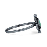 Princess Design Thumb Ring Statement Fashion Oxidized Solid 925 Sterling Silver