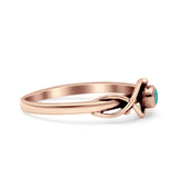 Celtic Infinity Pear Thumb Ring Fashion Oxidized Lab Created Opal Solid 925 Sterling Silver
