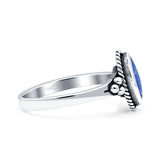 Vintage Style Marquise New Design Thumb Ring Statement Fashion Oxidized Solid 925 Sterling Silver