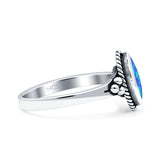Vintage Style Marquise New Design Thumb Ring Statement Fashion Oxidized Solid 925 Sterling Silver