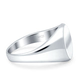 silver signet ring