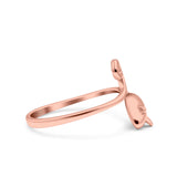 Mouse Ring Oxidized Band Solid 925 Sterling Silver Thumb Ring (12mm)