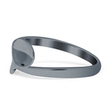 Spoon & Fork Ring Oxidized Thumb Band 925 Sterling Silver
