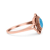 Flower Thumb Ring Round Statement Fashion Oxidized Band Solid 925 Sterling Silver