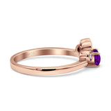 Marquise Art Deco Bridal Wedding Engagement Ring Simulated Cubic Zirconia 925 Sterling Silver