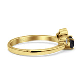 Marquise Art Deco Bridal Wedding Engagement Ring Simulated Cubic Zirconia 925 Sterling Silver